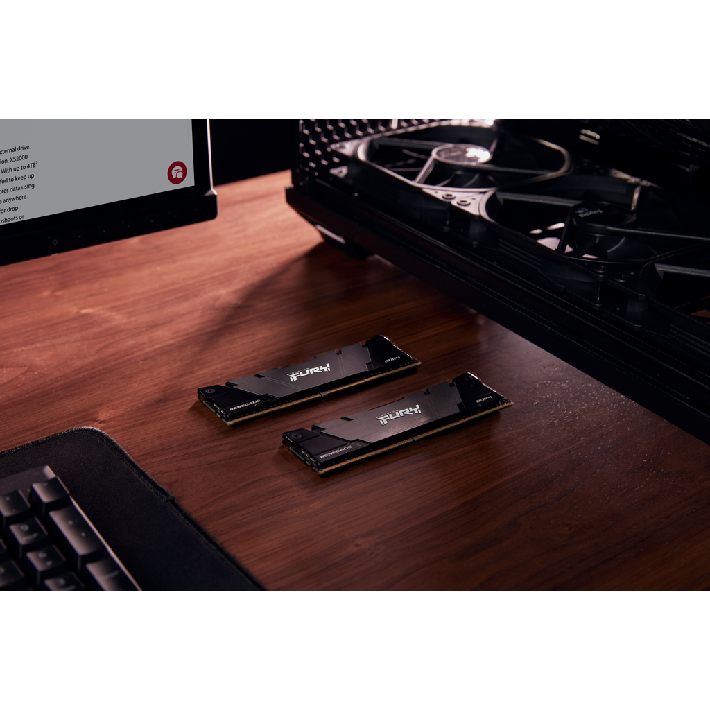 Kingston Technology FURY 16GB 4000MT/s DDR4 CL19 DIMM (Kit of 2) Renegade Black - Image 8