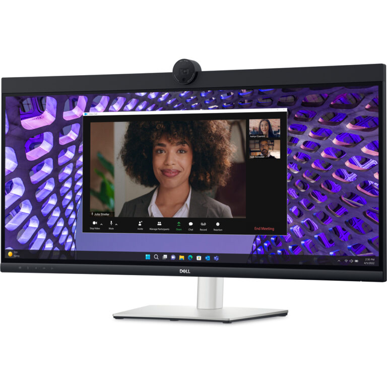 DELL P Series P3424WEB computer monitor 86.7 cm (34.1") 3440 x 1440 pixels 4K Ultra HD LCD Black
