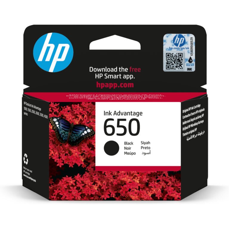 HP 650 Black Original Ink Advantage Cartridge