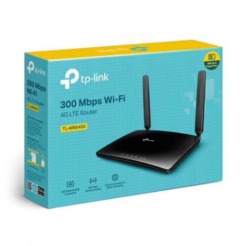 TP-Link TL-MR6400 wireless router Fast Ethernet Single-band (2.4 GHz) 4G Black - Image 4