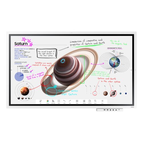 Samsung WM65B interactive whiteboard 165.1 cm (65") 3840 x 2160 pixels Touchscreen Grey, White - Image 24
