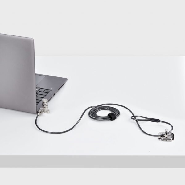 StarTech.com Universal Laptop Lock 6.6ft (2m), Security Cable For Notebook Compatible With Noble Wedge®/Nano/K-Slot; Keyle - Image 2