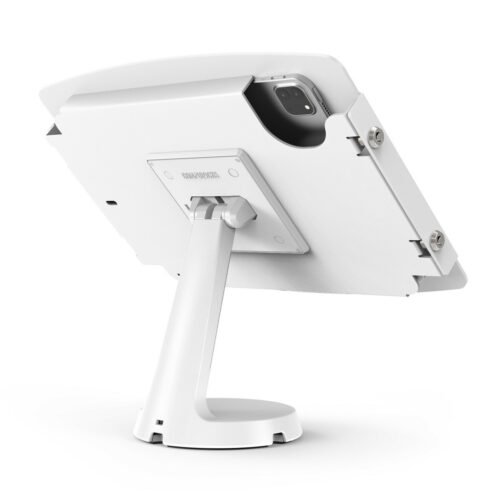 Compulocks iPad Pro 12.9" (3-6th Gen) Space Enclosure Mast Counter Stand - White - Image 3