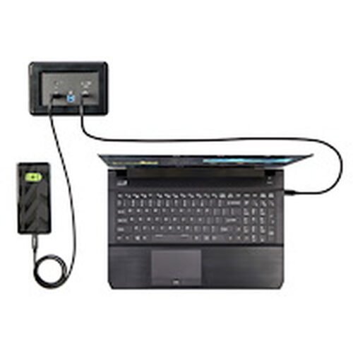 StarTech.com Conference Room Docking Station - Universal Laptop Dock - 4K HDMI, 60W Power Delivery, USB Hub, GbE, Audio - In-Ta - Image 9