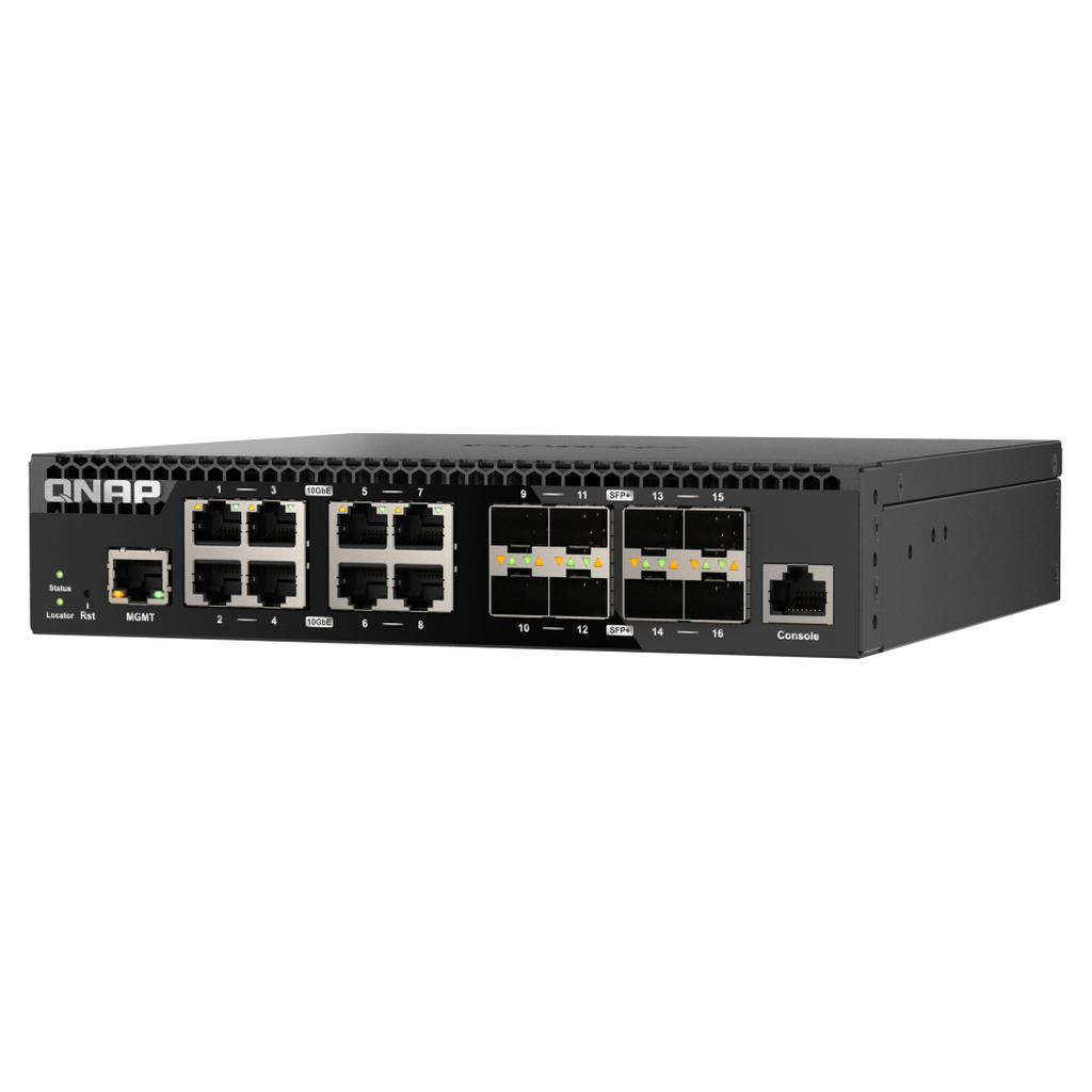 QNAP QSW-M3216R-8S8T network switch Managed L2/L3 10G Ethernet (100/1000/10000) 1U Black - Image 4