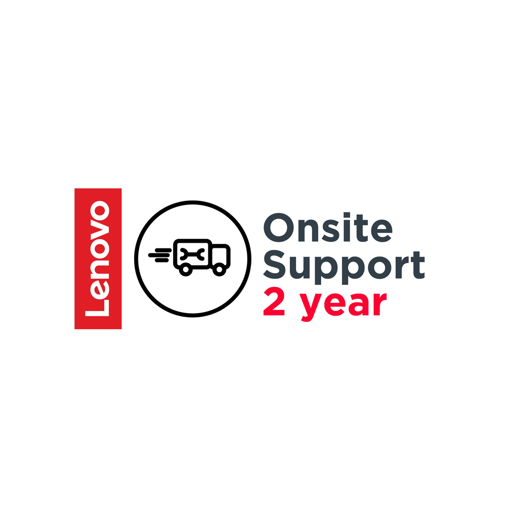 Lenovo Onsite, Extended service agreement, parts and labour, 2 years, on-site, for 100e Chromebook (2nd Gen) MTK.2; V14 G2 ITL; - Image 2