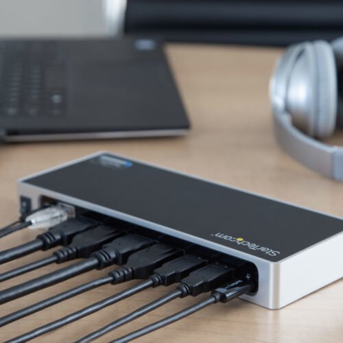 StarTech.com USB-C & USB-A Dock - Dual Monitor 4K 60Hz Dock DisplayPort + HDMI - Hybrid USB 3.0 Docking Station for USB-C or US - Image 14