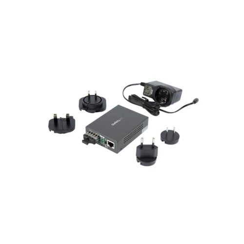 StarTech.com Gigabit Ethernet to SC Fiber Media Converter - 1000Base-LX - Single-mode - 10 km - Image 7