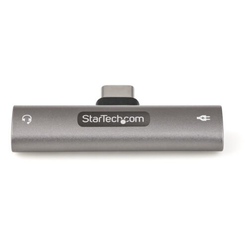 StarTech.com USB C Audio & Charge Adapter - USB-C Audio Adapter w/ 3.5mm TRRS Headphone/Headset Jack and 60W USB Type-C Power D - Image 8
