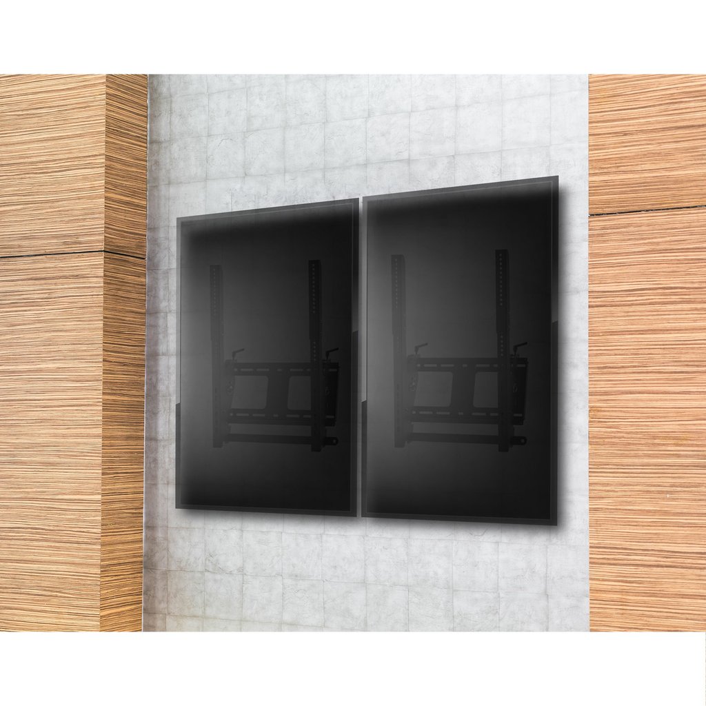 StarTech.com Portrait/Vertical TV Wall Mount - Heavy Duty TV Wall Mount - 40-55" VESA Display (110lb/50kg)- Tilting Low Profile - Image 6