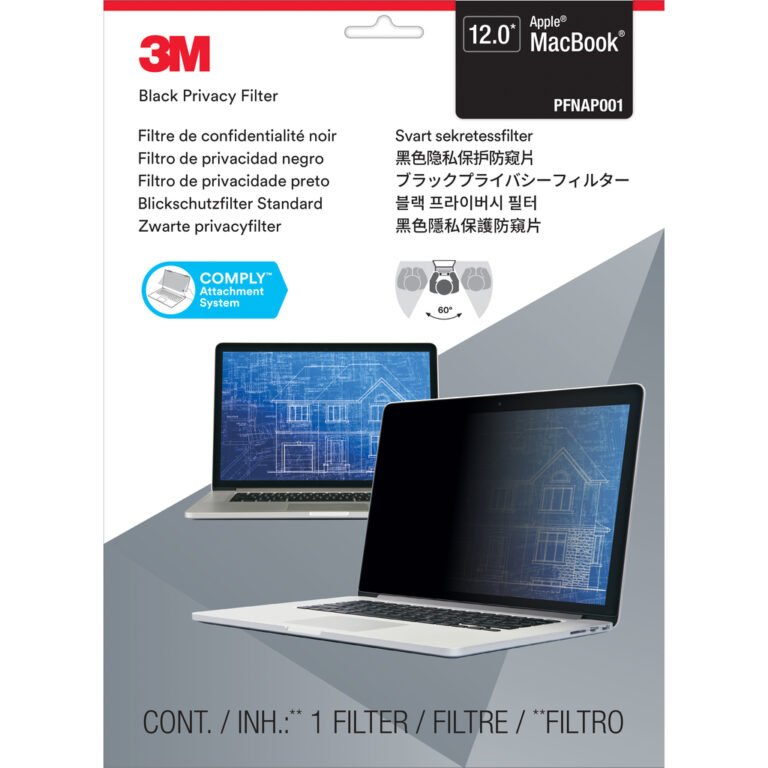 3M PFNAP001 30.5 cm (12") Laptop Frameless display privacy filter