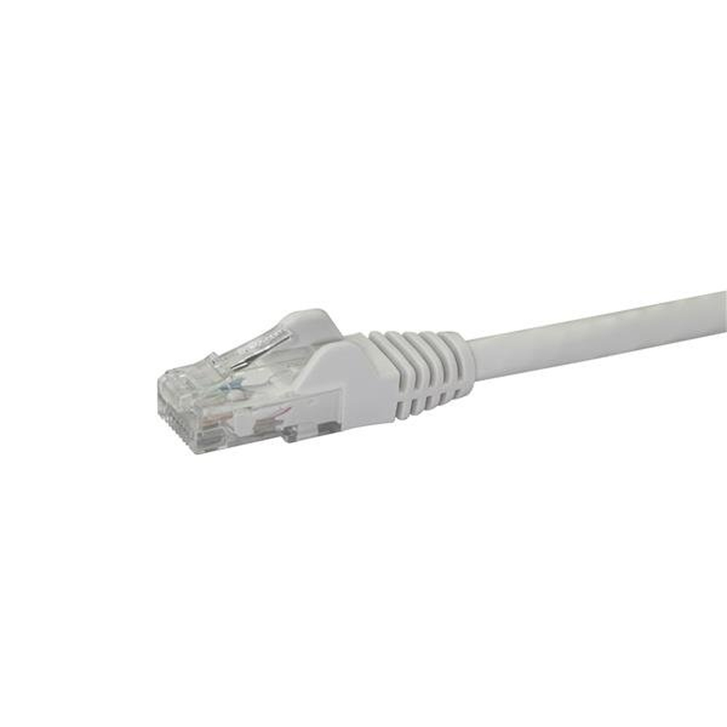 StarTech.com 50cm CAT6 Ethernet Cable - White CAT 6 Gigabit Ethernet Wire -650MHz 100W PoE RJ45 UTP Network/Patch Cord Snagless - Image 2