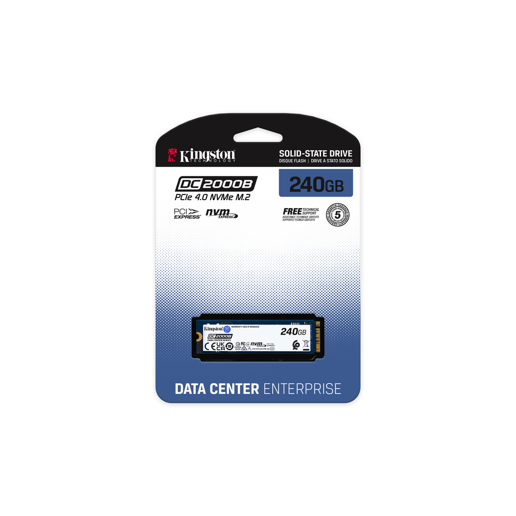 Kingston Technology 240G DC2000B PCIe 4.0 M.2 2280 Enterprise SSD - Image 9