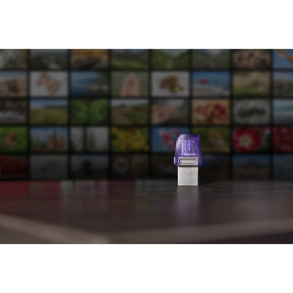 Kingston Technology DataTraveler 256GB microDuo 3C 200MB/s dual USB-A + USB-C - Image 5