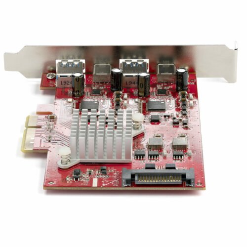 StarTech.com 4-Port USB PCIe Card - 10Gbps USB PCI Express Expansion Card w/ 2 Controllers - 2x USB-C & 2x USB-A ports (USB 3.2 - Image 5