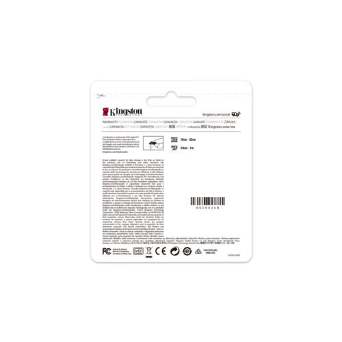 Kingston Technology 64GB micSDXC Canvas Select Plus 100R A1 C10 Single Pack w/o ADP - Image 2