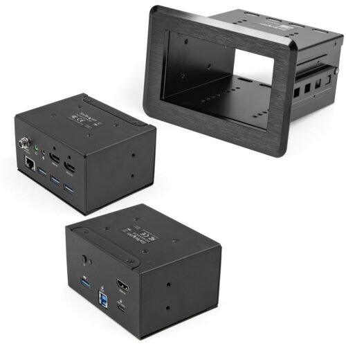 StarTech.com Conference Room Docking Station - Universal Laptop Dock - 4K HDMI, 60W Power Delivery, USB Hub, GbE, Audio - In-Ta