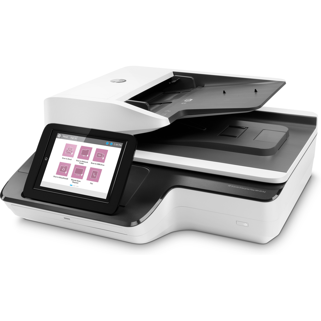 HP Scanjet Enterprise Flow N9120 fn2 Flatbed & ADF scanner 600 x 600 DPI A3 Black, White - Image 3