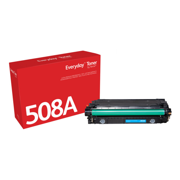 Everyday™ Cyan Toner by Xerox compatible with HP 508A (CF361A), Standard capacity