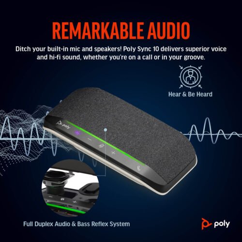 POLY Sync 10 Microsoft Teams Certified Speakerphone - Image 5