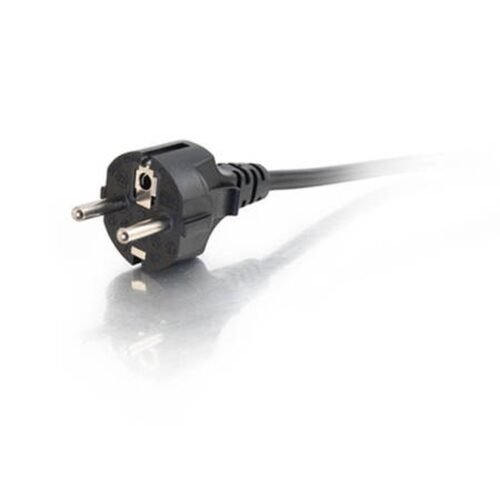 C2G 0.5m Universal Power Cord Black - Image 2