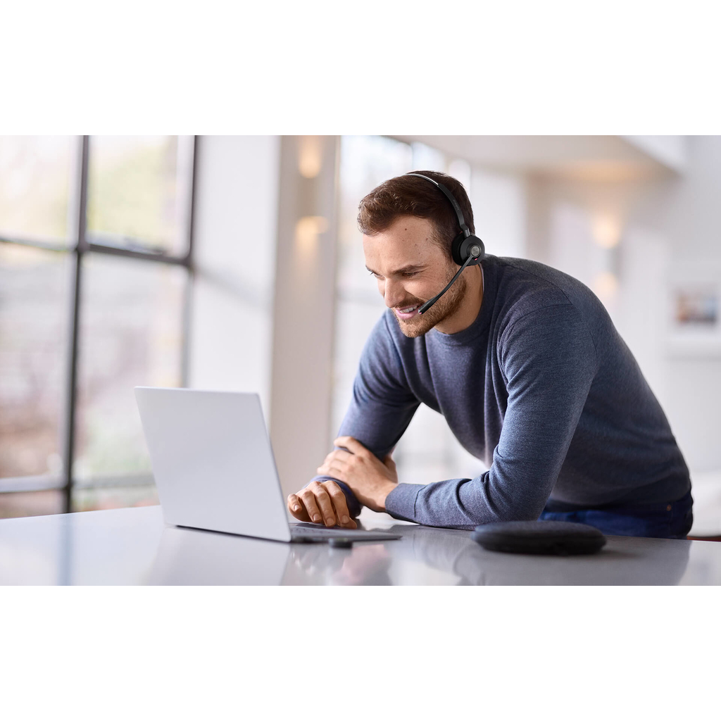 Jabra ENGAGE 55 UC STEREO Headset Wireless Head-band Office/Call center Black - Image 9