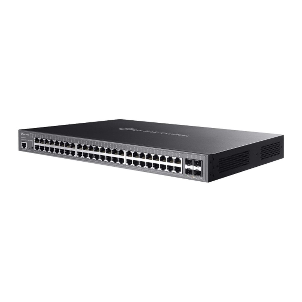 TP-Link Omada SG3452XMPP network switch Managed L2+ Gigabit Ethernet (10/100/1000) Power over Ethernet (PoE) 1U Black - Image 3