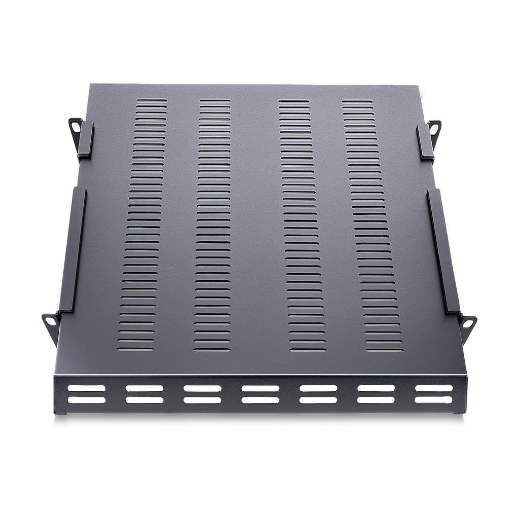 StarTech.com 1U 4-Post Adjustable Vented Server Rack Mount Shelf - 330lbs(150 kg) - 19.5 to 38in Adjustable Mounting Depth Univ - Image 12