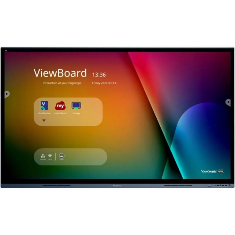 Viewsonic IFP7562 Signage Display Interactive flat panel 190.5 cm (75") LED Wi-Fi 350 cd/m² 4K Ultra HD Black Touchscreen Buil