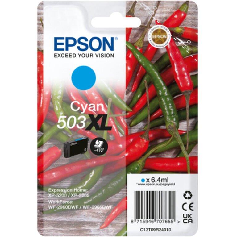 Epson 503XL ink cartridge 1 pc(s) Original High (XL) Yield Cyan