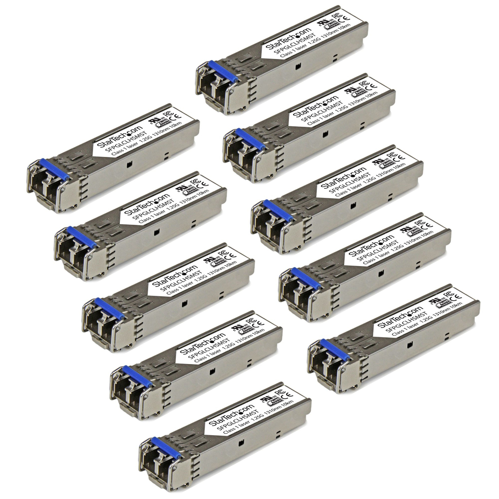 StarTech.com Cisco GLC-LH-SM Compatible SFP Transceiver Module - 1000BASE-LX/LH - 10 PACK~10 Pack Cisco GLC-LH-SM Compatible SF - Image 6