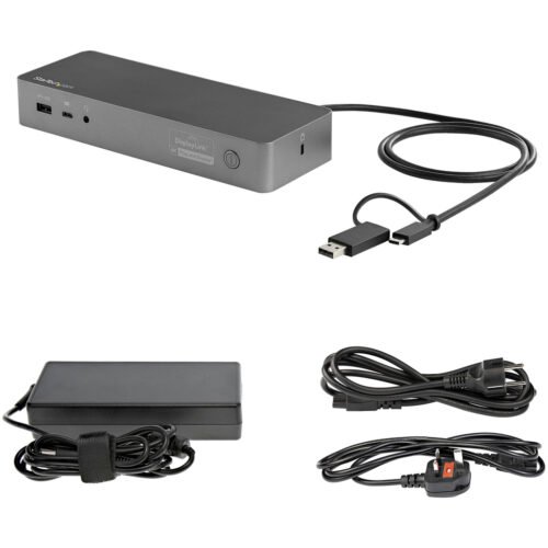 StarTech.com Universal Laptop Docking Station, Hybrid USB-C & USB-A Dock, Dual 4K DP & HDMI, 100W PD, Mac / Windows / Chrome OS - Image 16