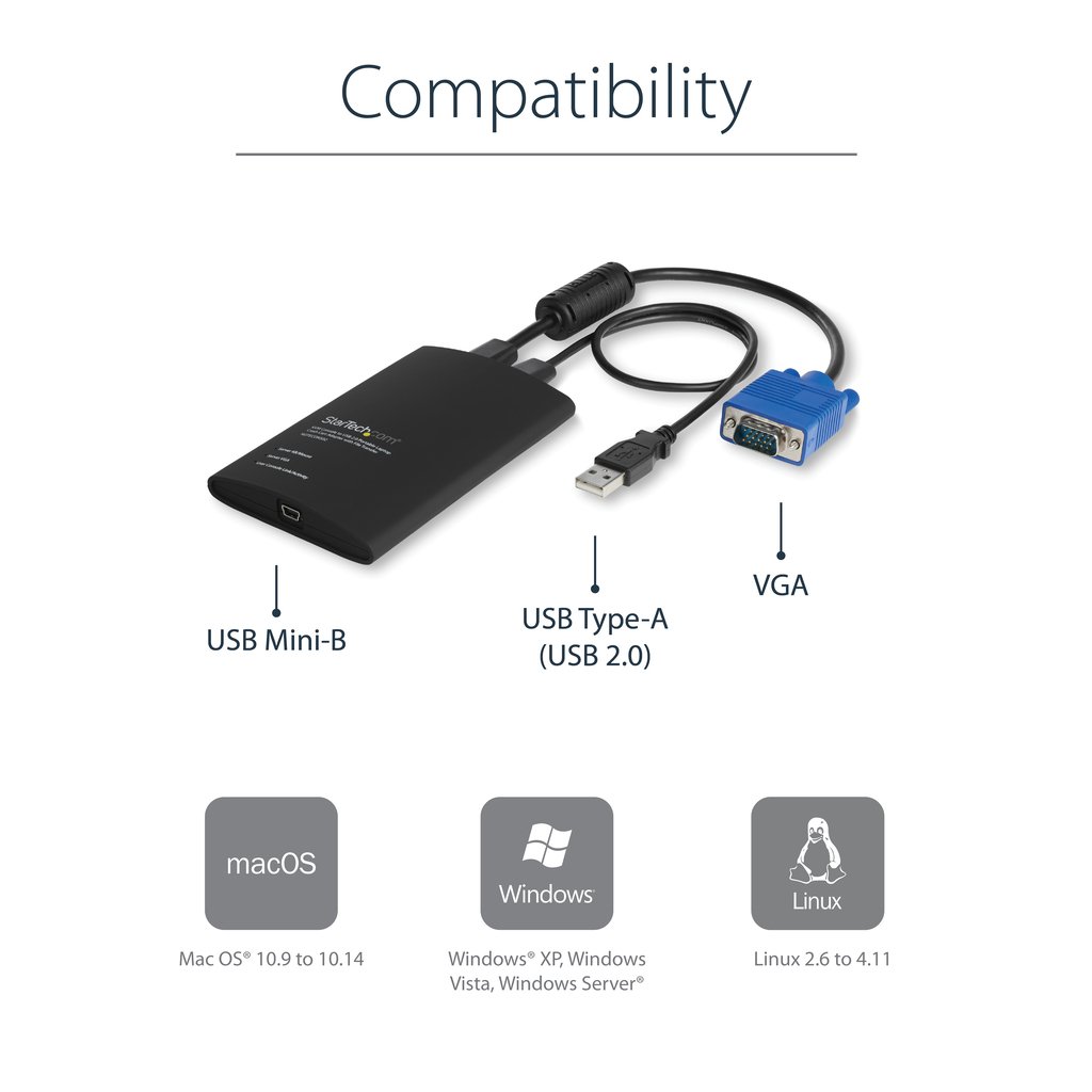 StarTech.com USB Crash Cart Adapter with File Transfer & Video Capture - Image 9