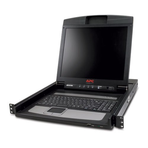 APC AP5717F rack console 43.2 cm (17") Black