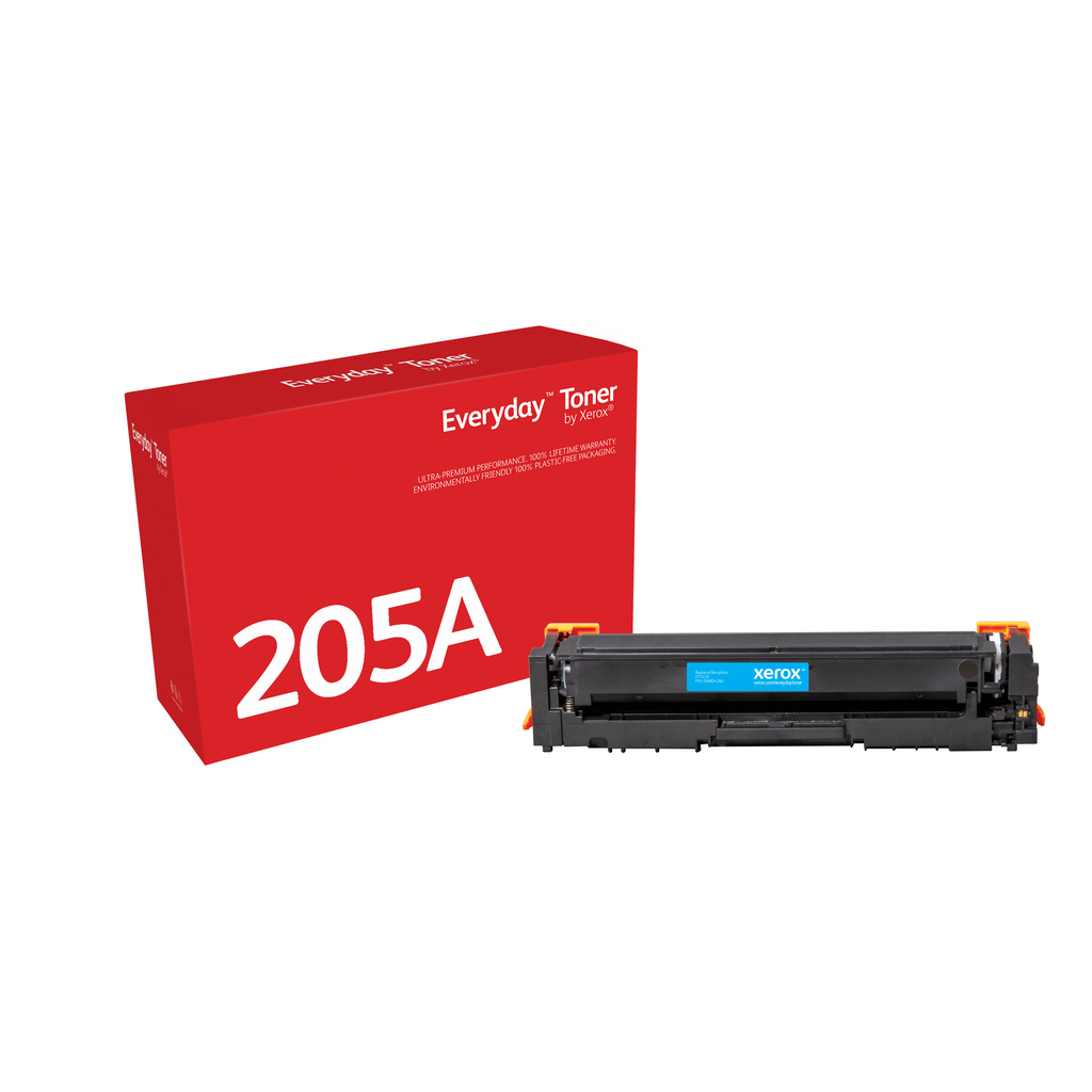 Everyday™ Cyan Toner by Xerox compatible with HP 205A (CF531A), Standard capacity