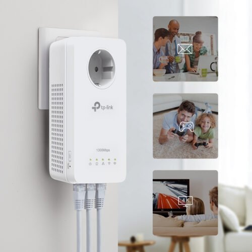 TP-Link TL-WPA8631P KIT PowerLine network adapter 300 Mbit/s Ethernet LAN Wi-Fi White 2 pc(s) - Image 3