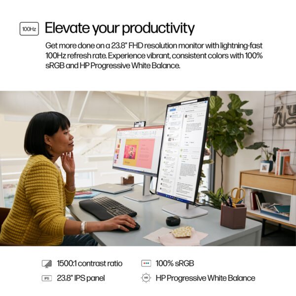 HP Series 5 Pro 23.8 inch FHD Monitor - 524pf - Image 6
