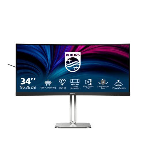 Philips 5000 series 34B2U5600C/00 computer monitor 86.4 cm (34") 3440 x 1440 pixels Dual QHD LCD Grey - Image 5