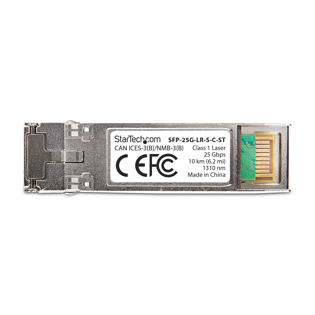 StarTech.com Cisco SFP-25G-LR-S Compatible SFP28 Module, 25Gbps Single Mode Fiber (SMF), 10km (6.2mi), LC Connector, 1310nm, MS - Image 2