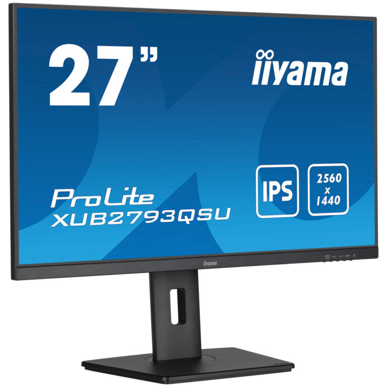 iiyama XUB2793QSU-B7 computer monitor 68.6 cm (27") 2560 x 1440 pixels Quad HD LED Black