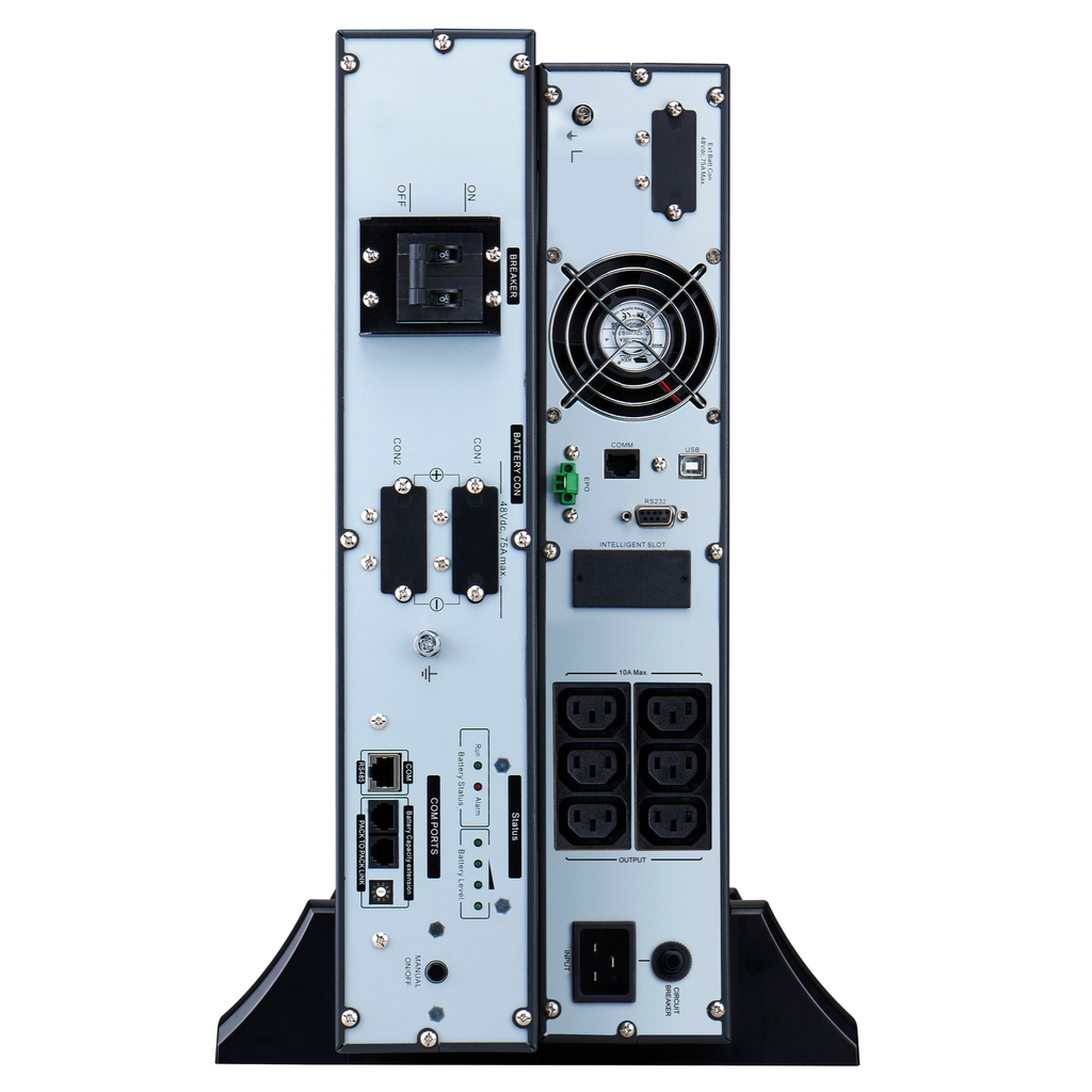 APC Easy UPS On-Line, 2000VA, Lithium-ion, Rack/Tower 4U, 230V, 6 IEC C13 outlets, Intelligent Card Slot, Extended runtime, W/ - Image 6