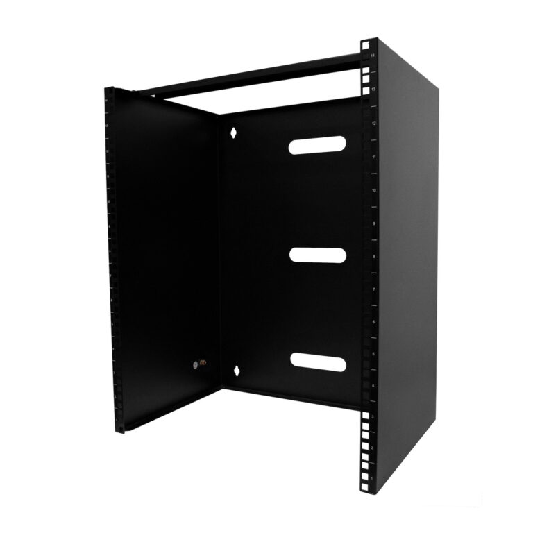 StarTech.com 14U Wall Mount Network Rack - 14 Inch Deep (Low Profile) - 19" Patch Panel Bracket for Shallow Server, IT Equipmen