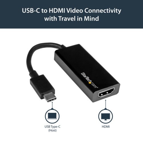 StarTech.com USB-C to HDMI Adapter with 4K 30Hz - Black - Image 8