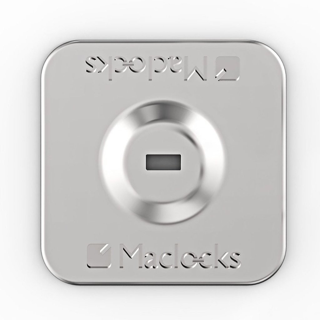 Compulocks Universal VHB Adhesive Security Plate Silver - Image 2