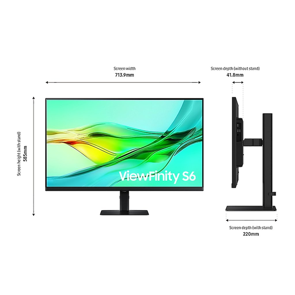 Samsung LS32D600UAU computer monitor 81.3 cm (32") 2560 x 1440 pixels Quad HD Black - Image 5