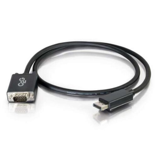 C2G 2m DisplayPort to VGA Adapter Cable - DP to VGA - Black - Image 2