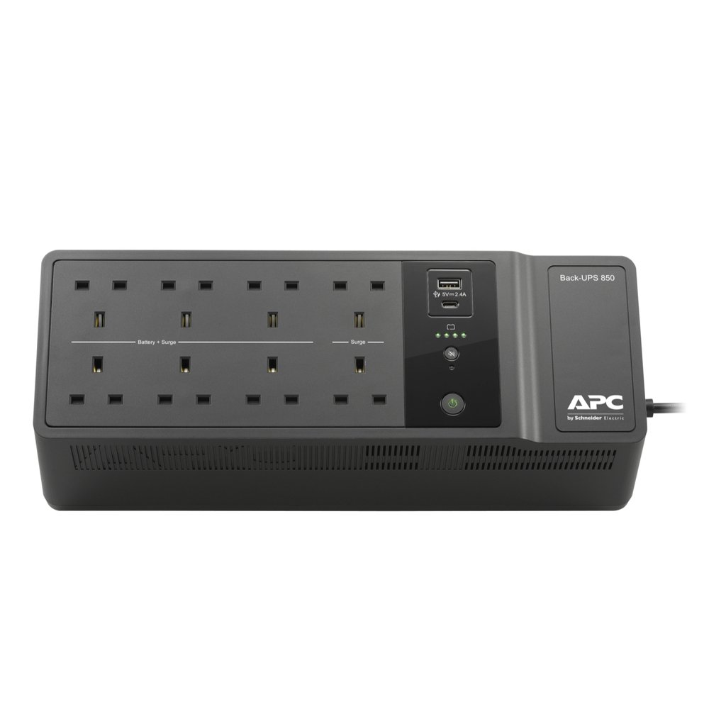 APC Back-UPS BE850G2-UK - 8x BS 1363 outlets, 850VA, 2 USB chargers, 1 USB data port - Image 6