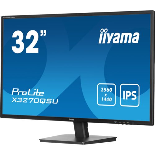 iiyama ProLite 32” IPS Panel Technology monitor featuring WQHD resolution - Image 4
