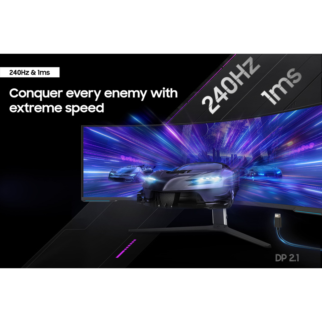 Samsung 57" G95NC Odyssey Neo G9 240Hz Dual UHD Monitor - Image 9