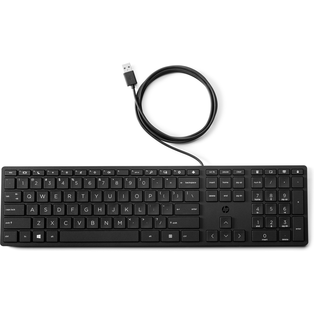 HP Wired Desktop 320K Keyboard (Bulk12) - Image 2
